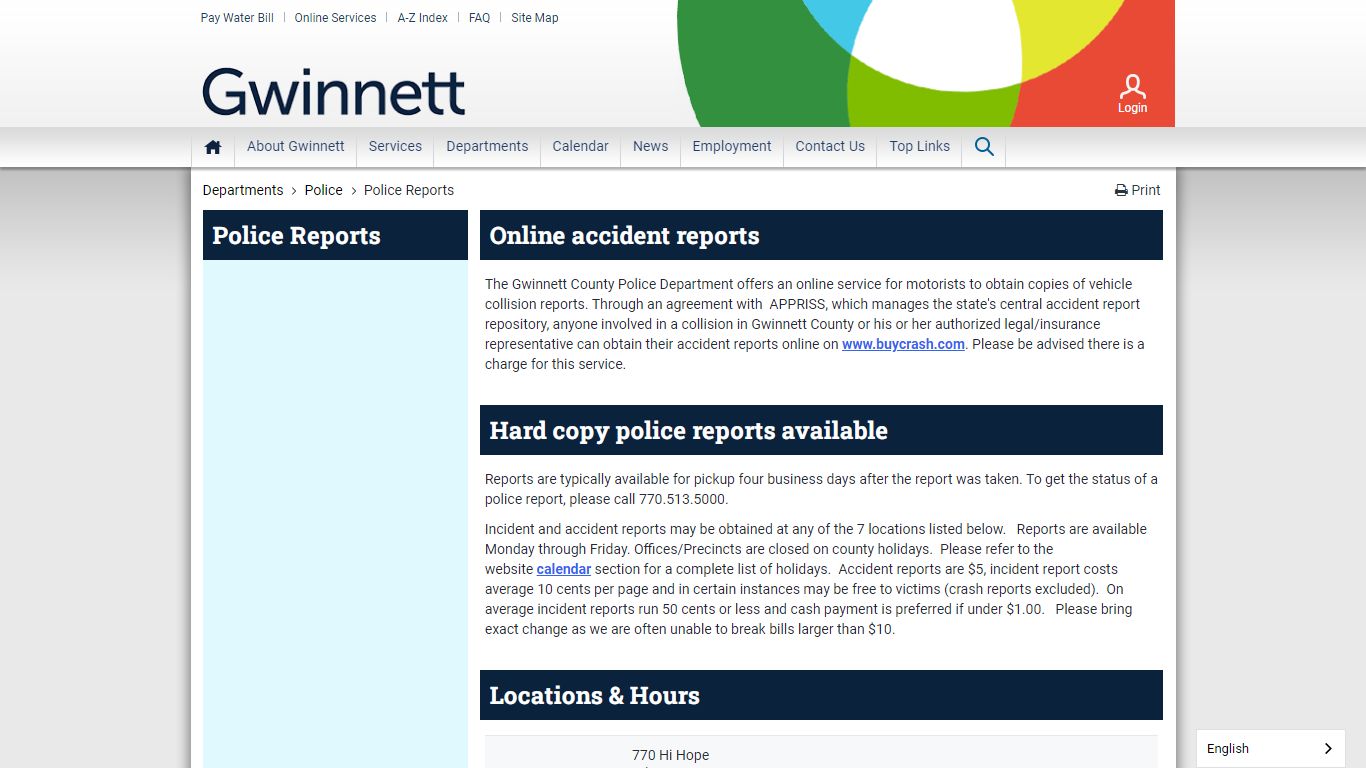 Police Reports - Gwinnett | Gwinnett County